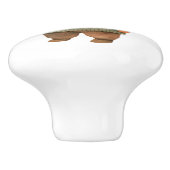 Bouton De Porte En Céramique Ceramic Drawer Pull - Edgar (Côté)