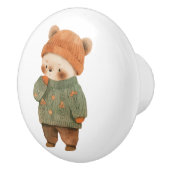 Bouton De Porte En Céramique Ceramic Drawer Pull - Edgar (Droite)