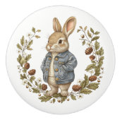 Bouton De Porte En Céramique Ceramic Drawer Pull - Peter Rabbit Inspired (Devant)
