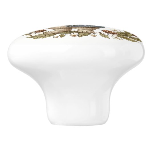 Bouton De Porte En Céramique Ceramic Drawer Pull - Peter Rabbit Inspired (Côté)