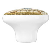 Bouton De Porte En Céramique Ceramic Drawer Pull - Running Free (Côté)