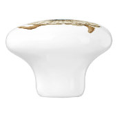 Bouton De Porte En Céramique Ceramic Drawer Pull - Running Free no Background (Côté)