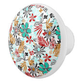 Bouton De Porte En Céramique Ceramic Knob/Floral (Droite)