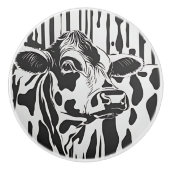 Bouton De Porte En Céramique Ceramic Knob Jersey Cow (Devant)