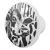 Bouton De Porte En Céramique Ceramic Knob Jersey Cow (Droite)