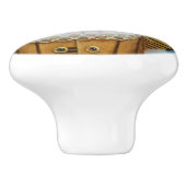 Bouton De Porte En Céramique Ceramic Knob "Renaissance Cat" (Côté)