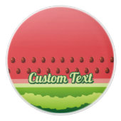 Bouton De Porte En Céramique Céramique Arrière - plan de pastèque (Devant)