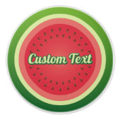 Bouton De Porte En Céramique Céramique Arrière - plan de pastèque (Devant)