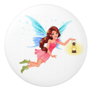 Bouton De Porte En Céramique Céramique Cabinet Knob Fairy Ceramic Knob