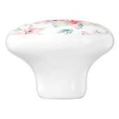 Bouton De Porte En Céramique Céramique florale (Côté)