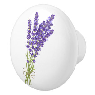 Bouton De Porte En Céramique Céramique florale