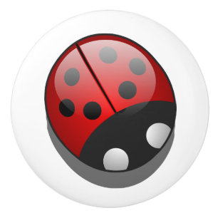 Bouton De Porte En Céramique Céramique Knob/Ladybug