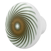 Bouton De Porte En Céramique Cercle d'or (Droite)