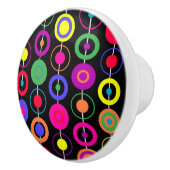 Bouton De Porte En Céramique Cercles de conception (Droite)