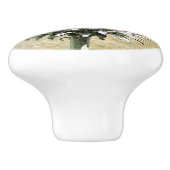 Bouton De Porte En Céramique Chardon écossais (Côté)