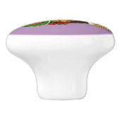 Bouton De Porte En Céramique Chef pâtissier Dragon Vert (Côté)