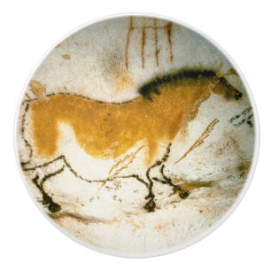 Bouton De Porte En Céramique Cheval Chinois, Lascaux Peintures rupestres Préhis