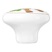 Bouton De Porte En Céramique Cheval et Cactus (Côté)