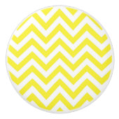 Bouton De Porte En Céramique Chevron Zig Zag (Devant)
