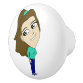 Bouton De Porte En Céramique chibi (Droite)