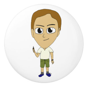 Bouton De Porte En Céramique chibi
