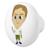 Bouton De Porte En Céramique chibi (Droite)