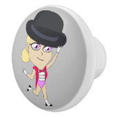 Bouton De Porte En Céramique chibi (Droite)