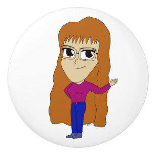 Bouton De Porte En Céramique chibi