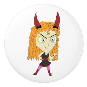 Bouton De Porte En Céramique chibi