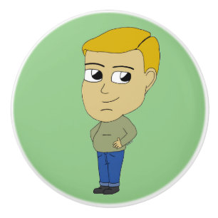 Bouton De Porte En Céramique chibi