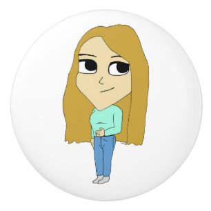 Bouton De Porte En Céramique chibi