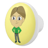 Bouton De Porte En Céramique chibi (Droite)