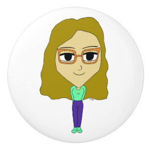Bouton De Porte En Céramique chibi