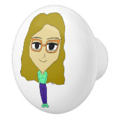 Bouton De Porte En Céramique chibi (Droite)