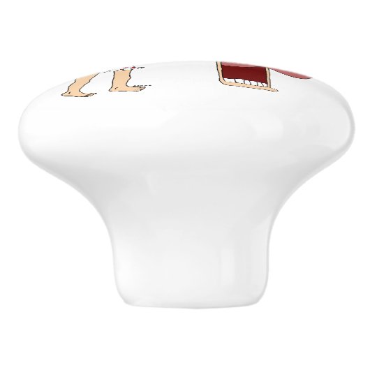 Bouton De Porte En Céramique chibi (Côté)