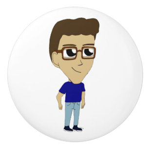 Bouton De Porte En Céramique chibi