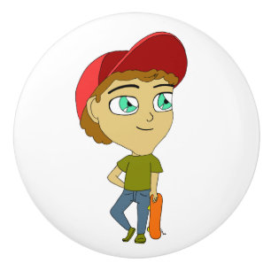 Bouton De Porte En Céramique chibi