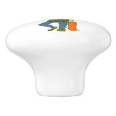Bouton De Porte En Céramique chibi (Côté)