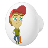 Bouton De Porte En Céramique chibi (Droite)