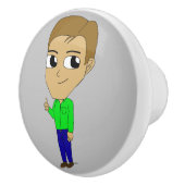 Bouton De Porte En Céramique chibi (Droite)