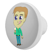 Bouton De Porte En Céramique chibi (Droite)