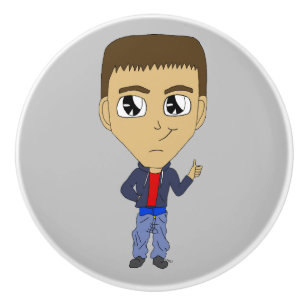 Bouton De Porte En Céramique chibi