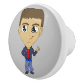 Bouton De Porte En Céramique chibi (Droite)