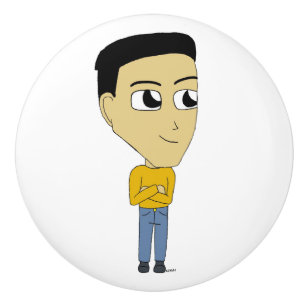 Bouton De Porte En Céramique chibi