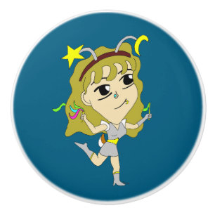 Bouton De Porte En Céramique chibi