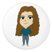 Bouton De Porte En Céramique chibi (Devant)