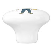 Bouton De Porte En Céramique chibi (Côté)