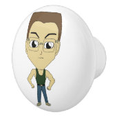 Bouton De Porte En Céramique chibi (Droite)