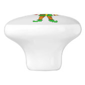 Bouton De Porte En Céramique chibi elf (Côté)