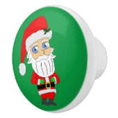 Bouton De Porte En Céramique chibi santa claus (Droite)